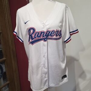 2023 World Series Champions Texas Rangers Jonah Heim Womens Jersey MLB SZ XXL